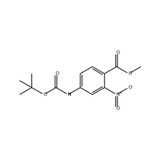 Benzoic acid, 4-[[(1,1-dimethylethoxy)carbonyl]amino]-2-nitro-, methyl ester